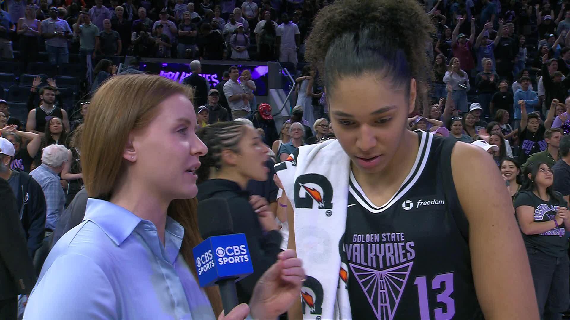 Janelle Salaün Postgame (CBS) | 8/30/25