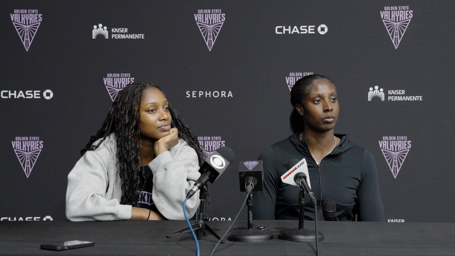 Kaila Charles and Laeticia Amihere 2025 Season Exit Interview