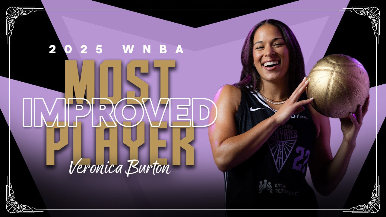 Veronica Burton Named 2025 Kia WNBA Most Improved Player