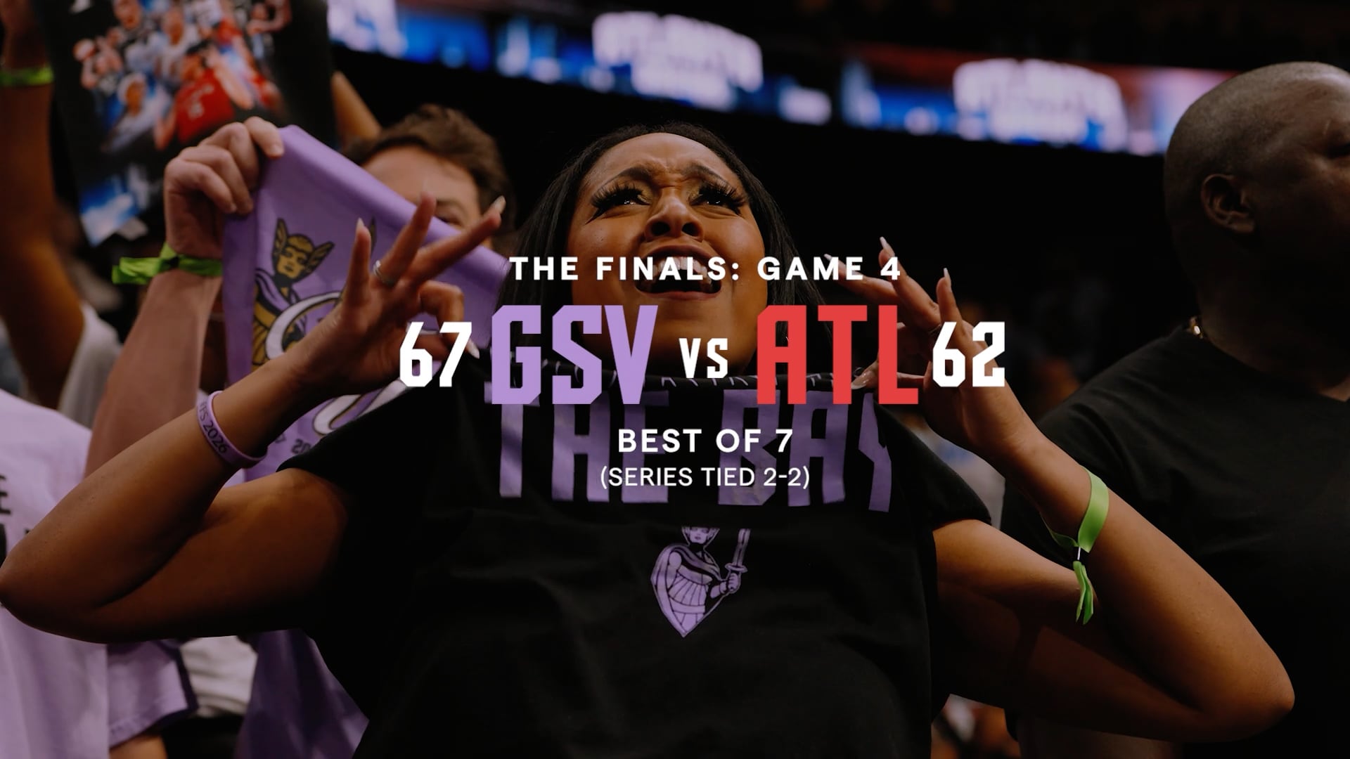 Atlanta Dream and Golden State Valkyries players compete during the WNBA Finals