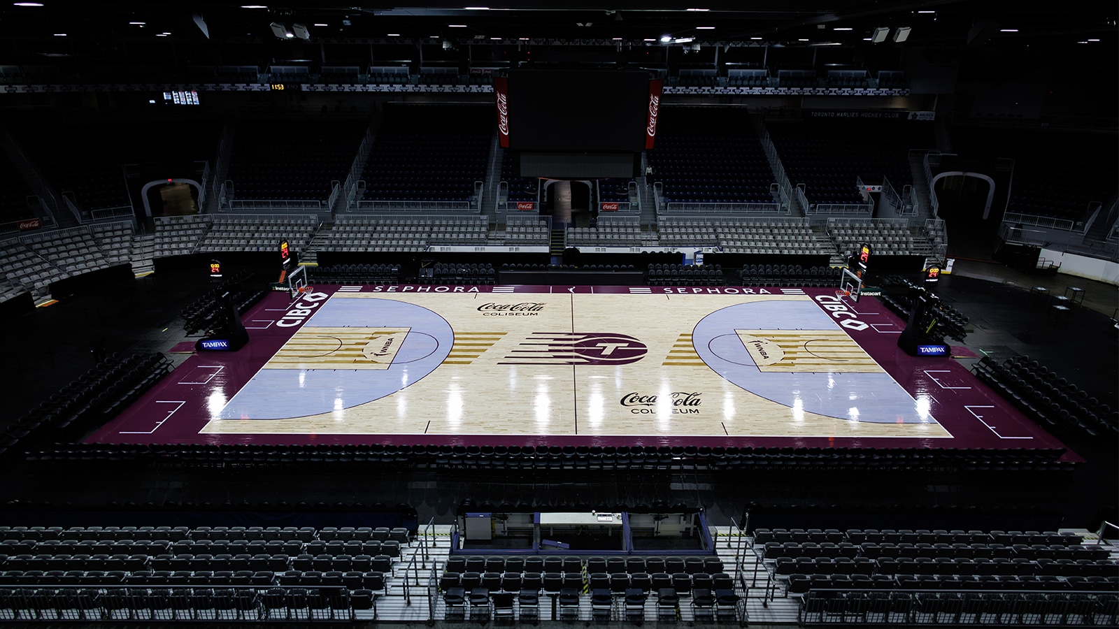 Toronto Tempo Unveil Inaugural Court Design at Coca-Cola Coliseum