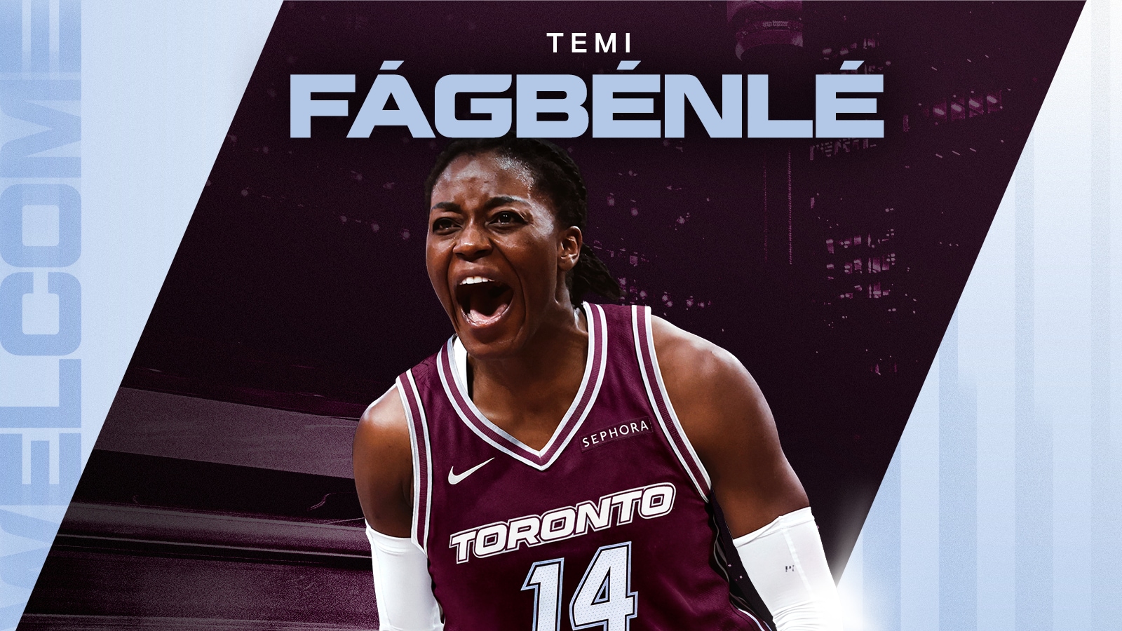 Toronto Tempo Sign Temi Fágbénlé