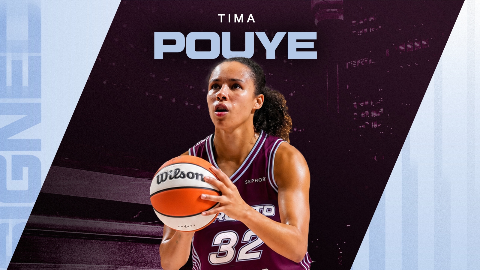Toronto Tempo Sign French Guard Tima Pouye