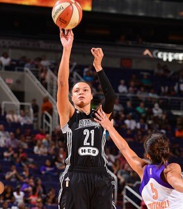 Kayla McBride had 18 points and five steals against the Mercury.