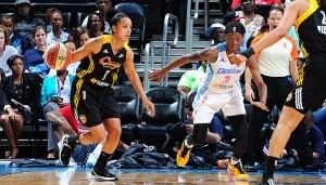 Brianna Kiesel scored a career-high 16 points as the Shock Topped the Dream.
