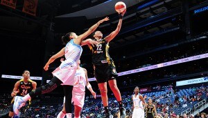 Plenette Pierson had a team-high 24 points as the Shock beat the Dream.