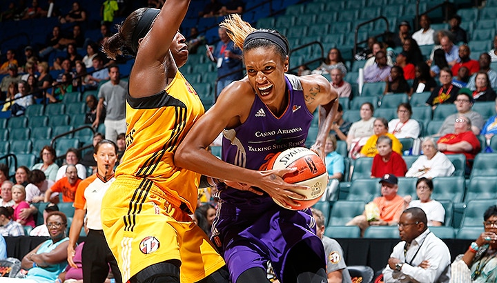 DeWanna Bonner exploded for 24 points and nine rebounds as the Mercury beat the Shock on Thursday. 