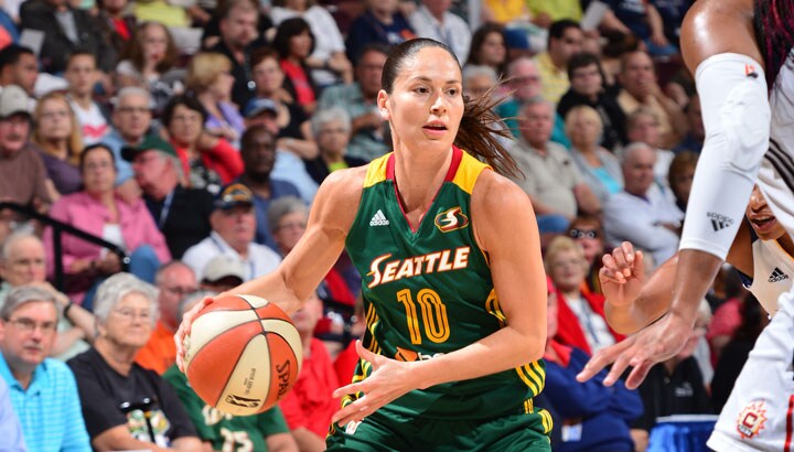 Sue Bird led Seattle with 15 points and five assists against Connecticut.