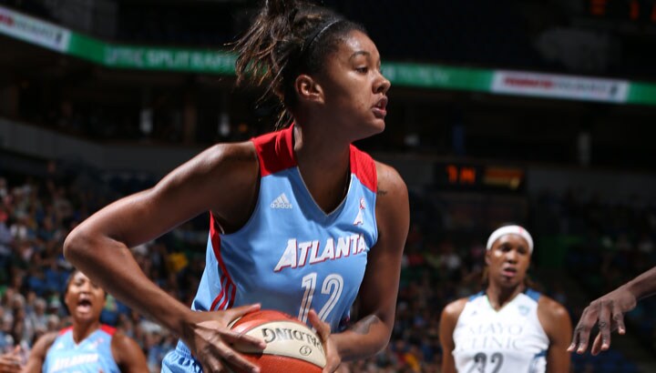 Damiris Dantas had nine points and five rebounds against the Lynx.