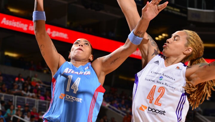 Griner, Dupree Score 22 as Mercury Beat Dream, 80-71