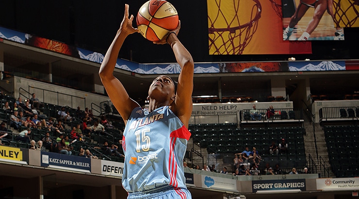 Tiffany Hayes exploded for 28 points as the Dream dropped the Fever on Friday.