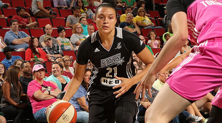 Kayla McBride scored 19 points but the Stars lost to Storm on Sunday.