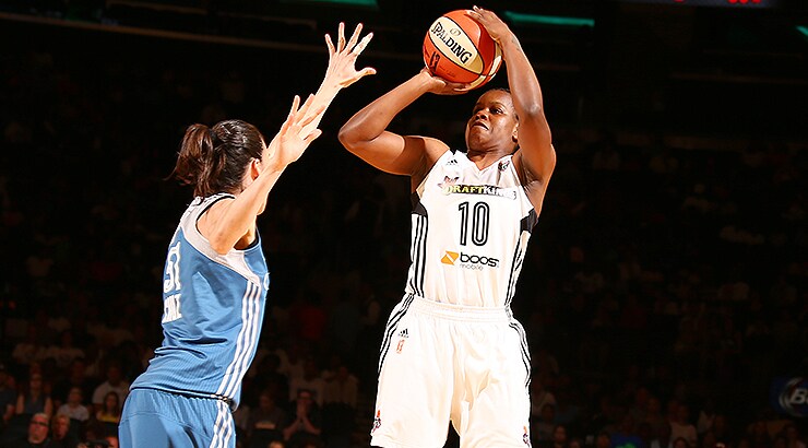 Epiphanny led the Liberty with 22 points in a home win over the Lynx on Friday night.