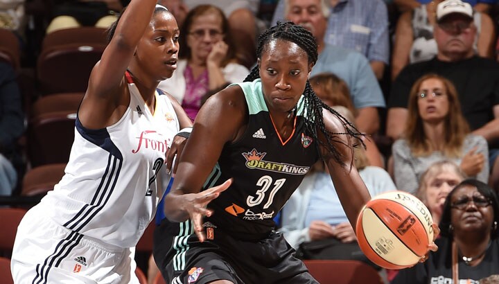 Tina Charles had a season-high 31 points along with eight rebounds in New York’s win.