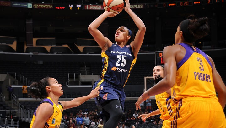Marissa Coleman dropped in 14 points as Los Angeles lost to Indiana.