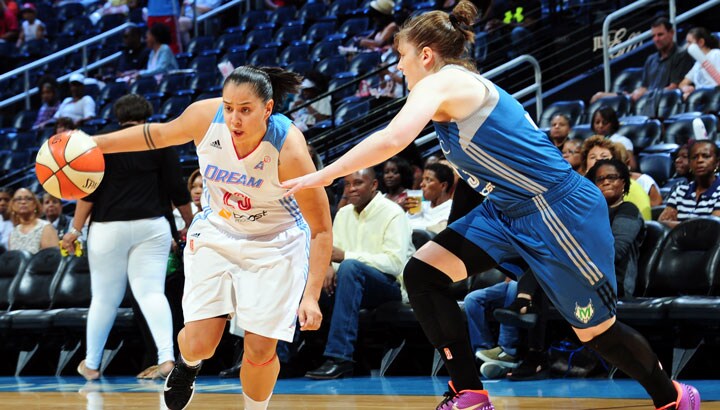 Shoni Schimmel had 18 points, eight assists and six rebounds in a loss to the Lynx.