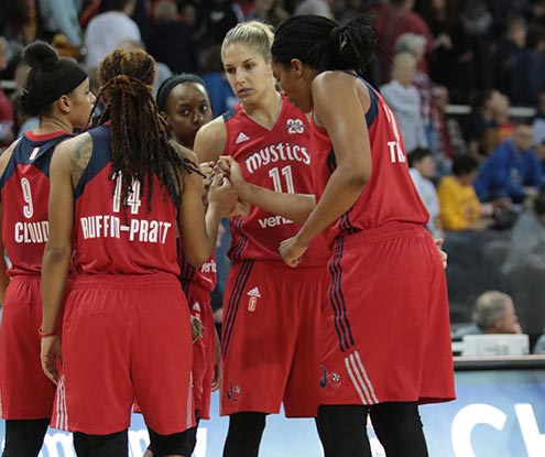 Delle Donne, Mystics Defeat Sun 78-76