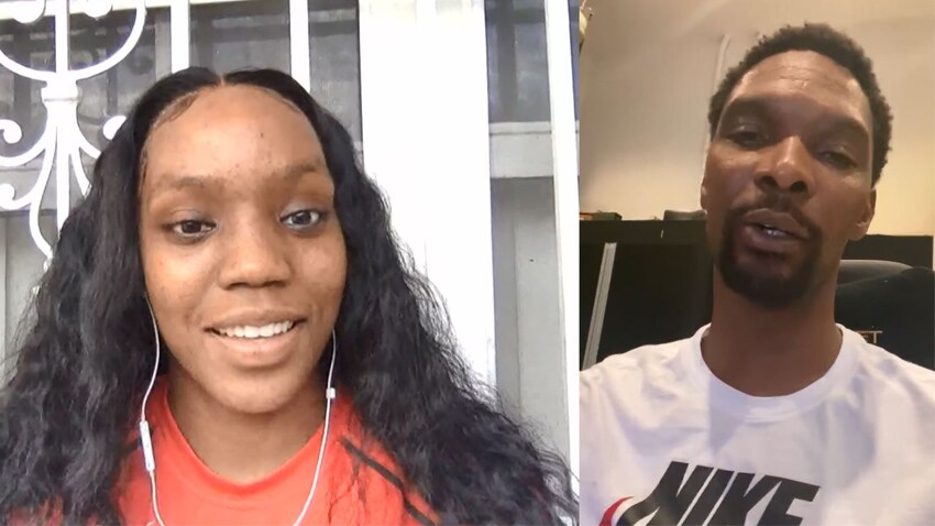 Beatrice Mompremier Gets A Surprise Message From Chris Bosh