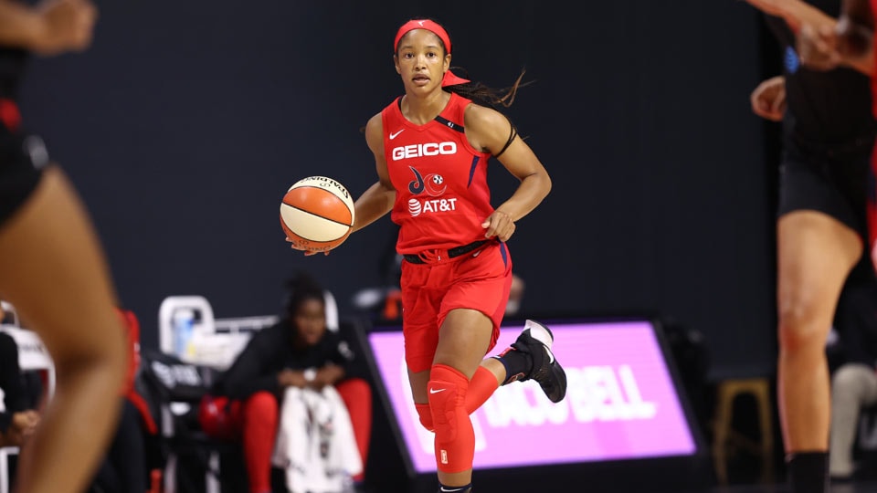 Stella Johnson Scores 25, Leads Mystics to W