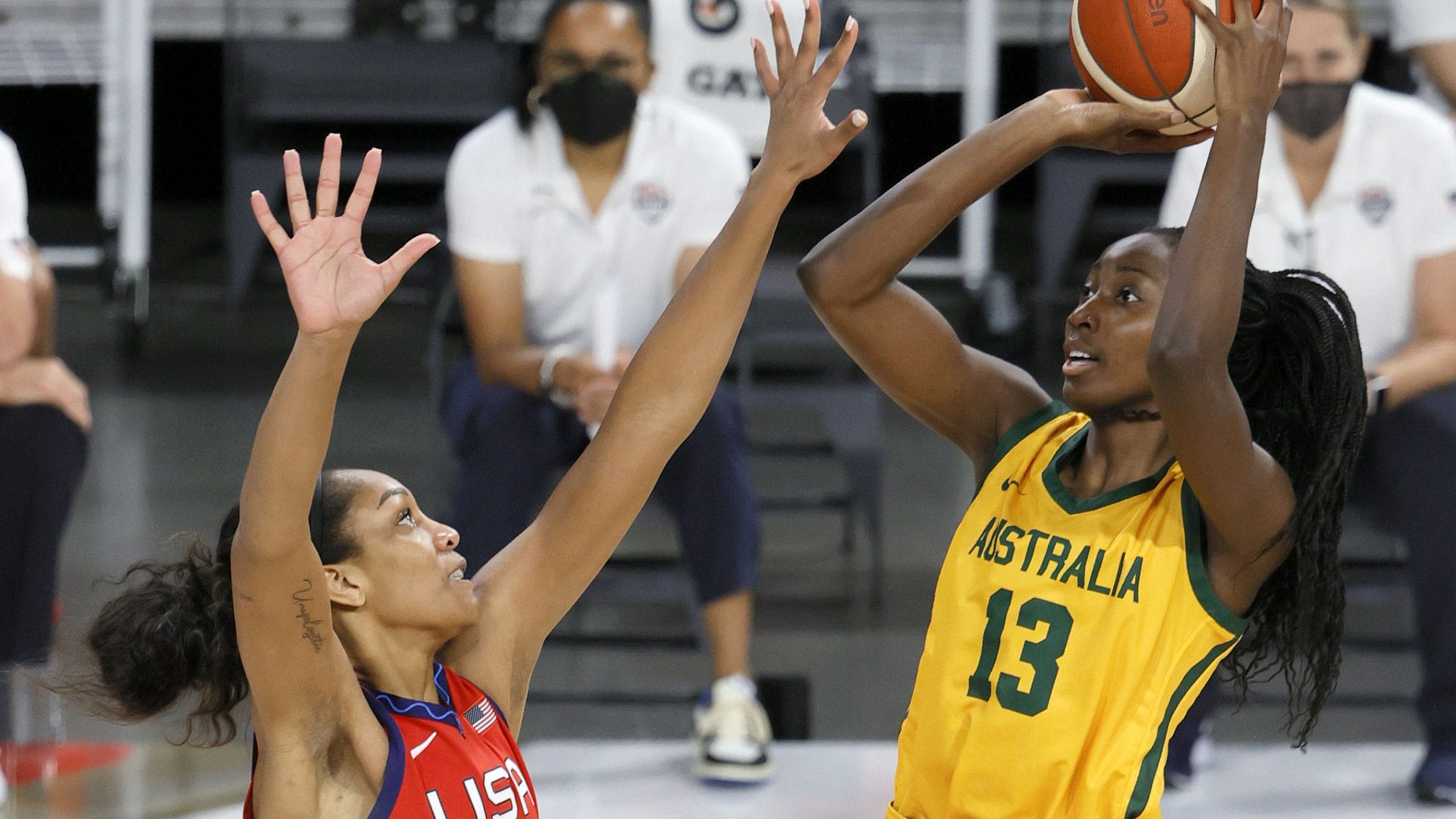 USA Women Can’t Overcome Shooting Woes in Narrow Exhibition Loss to Australia