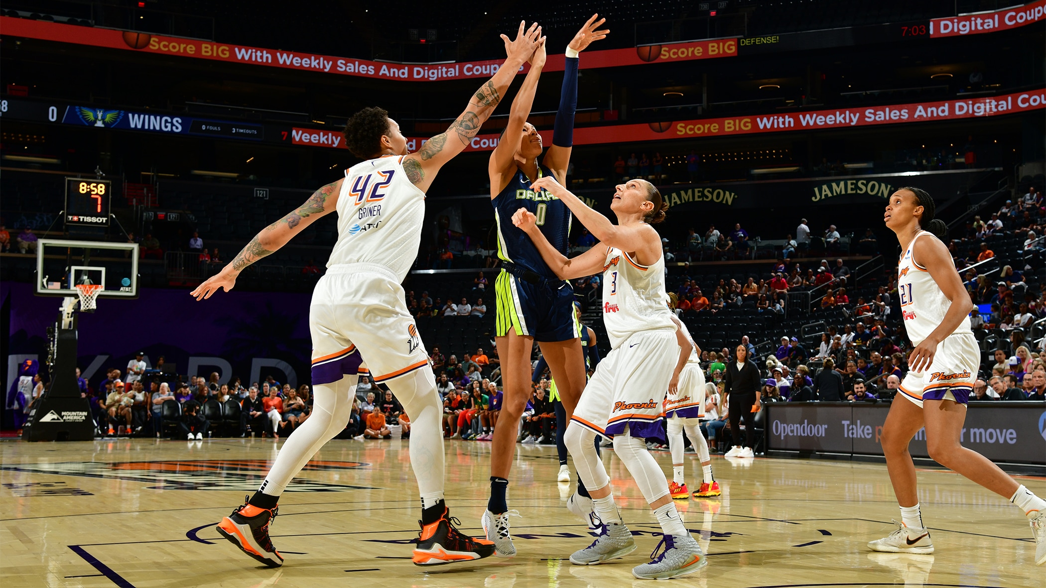 Dallas Wings vs. Phoenix Mercury - WNBA Game Summary - June 27 