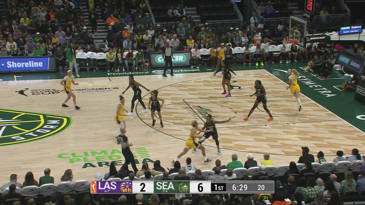 Seattle Storm Top Plays vs. Los Angeles Sparks