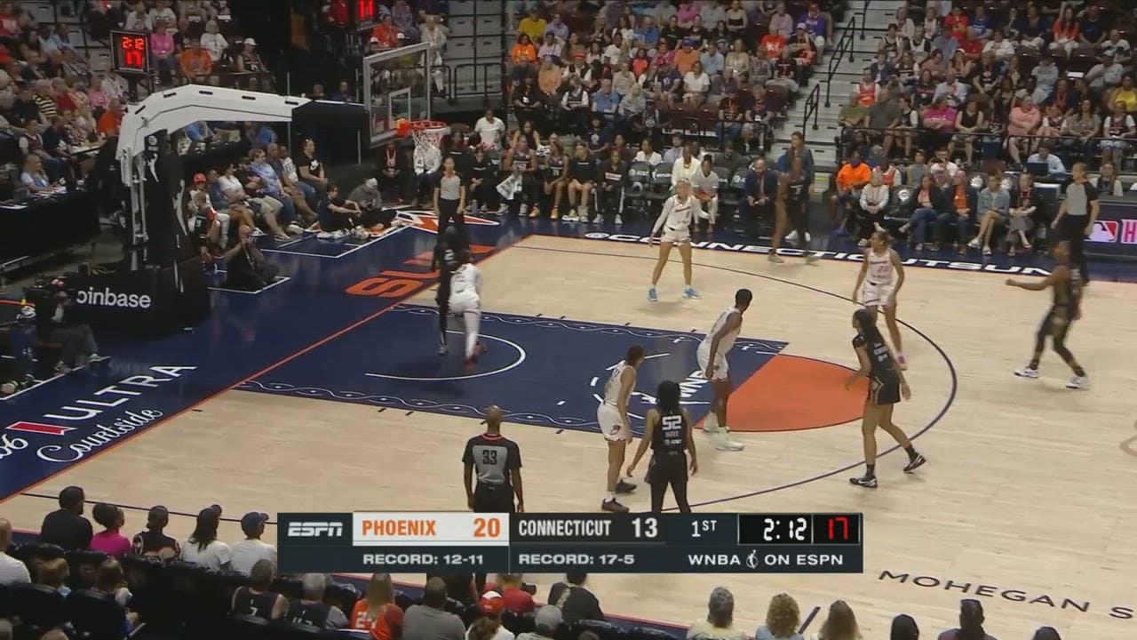 Connecticut Sun Top Plays vs. Phoenix Mercury