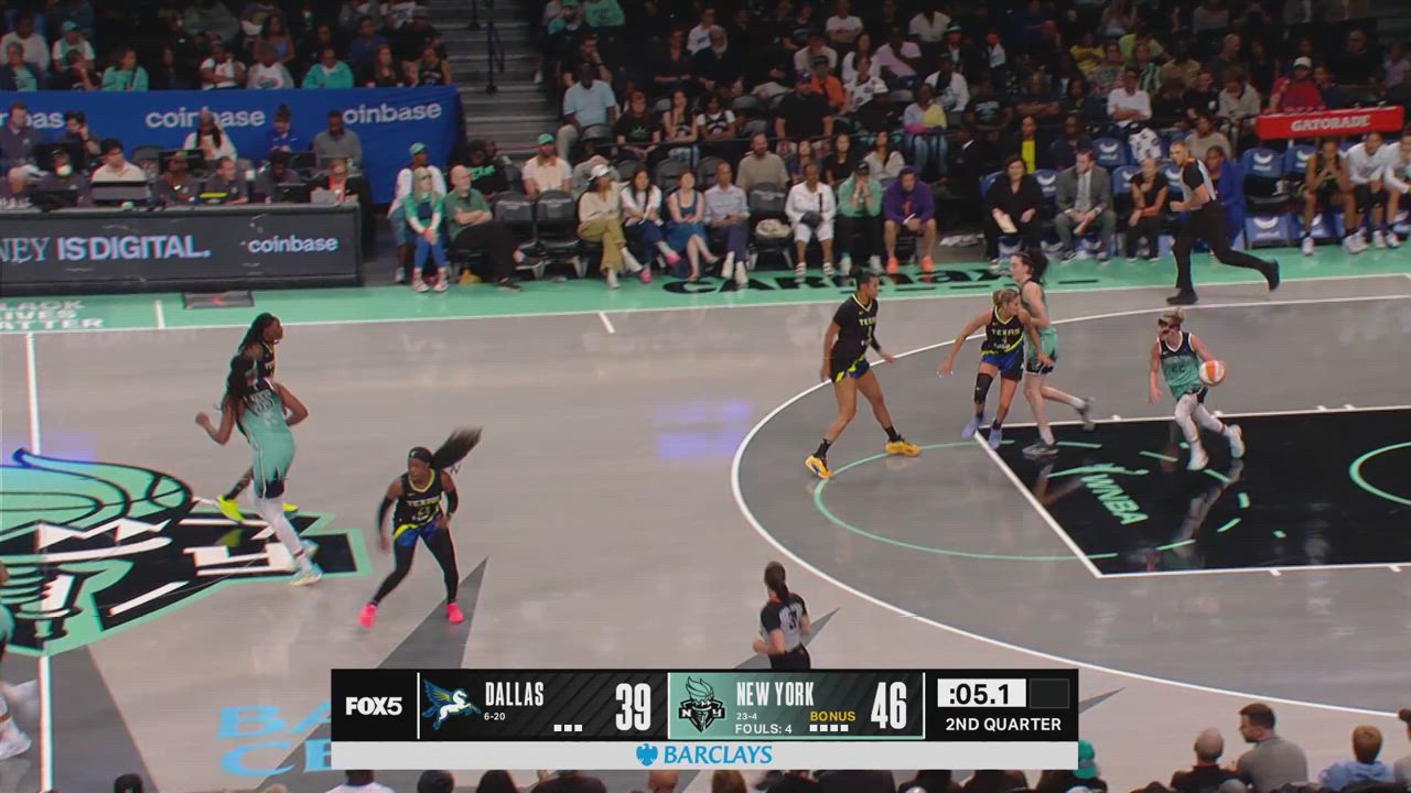 Kennedy Burke hits the shot with time ticking down