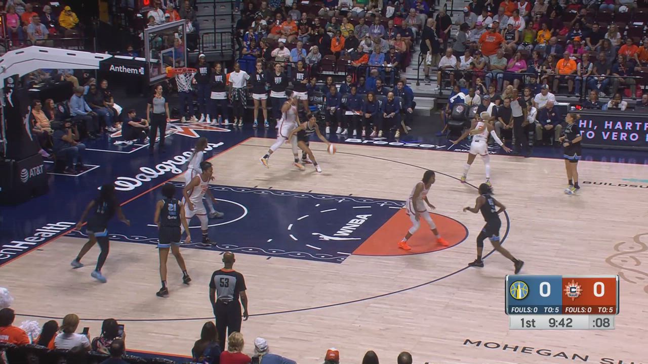 Isabelle Harrison Posts 13 points & 11 rebounds vs. Connecticut Sun
