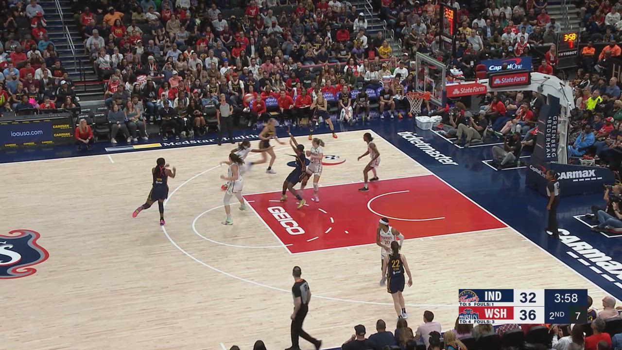 Kristy Wallace with 17 Points vs. Washington Mystics