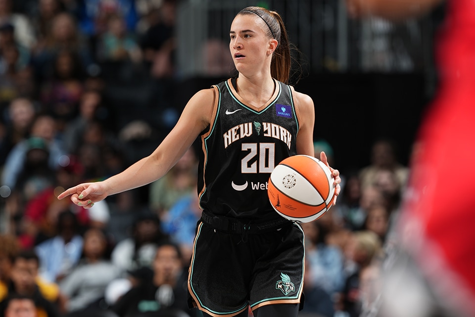 Sabrina Ionescu #20 of the New York Liberty