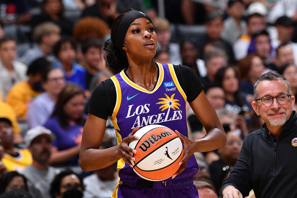 #2 Rickea Jackson of the Los Angeles Sparks