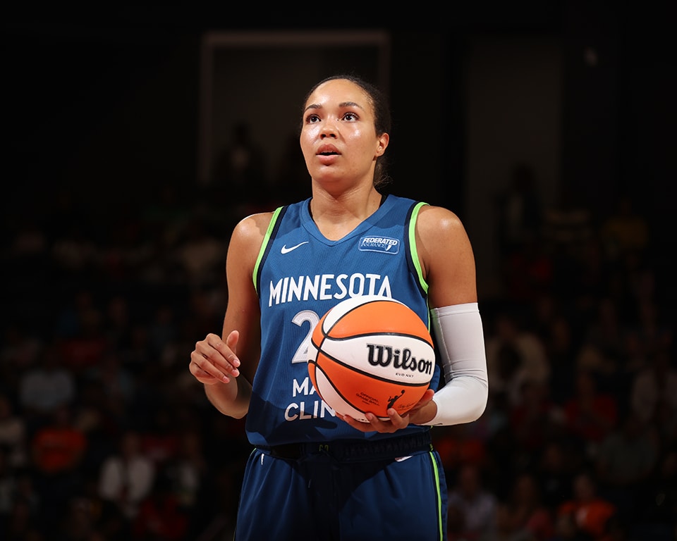 Napheesa Collier #24 of the Minnesota Lynx
