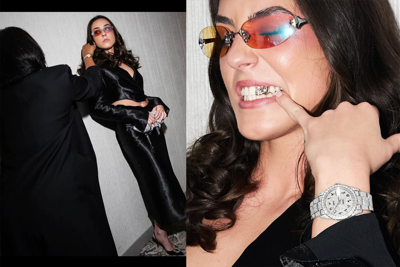Nika Mühl's draft outfit and accesories