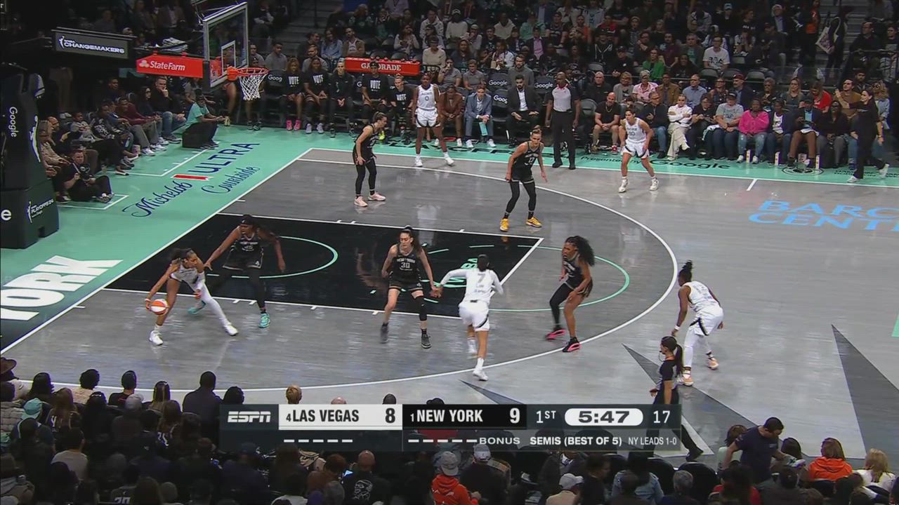 Las Vegas Aces Top Plays vs. New York Liberty
