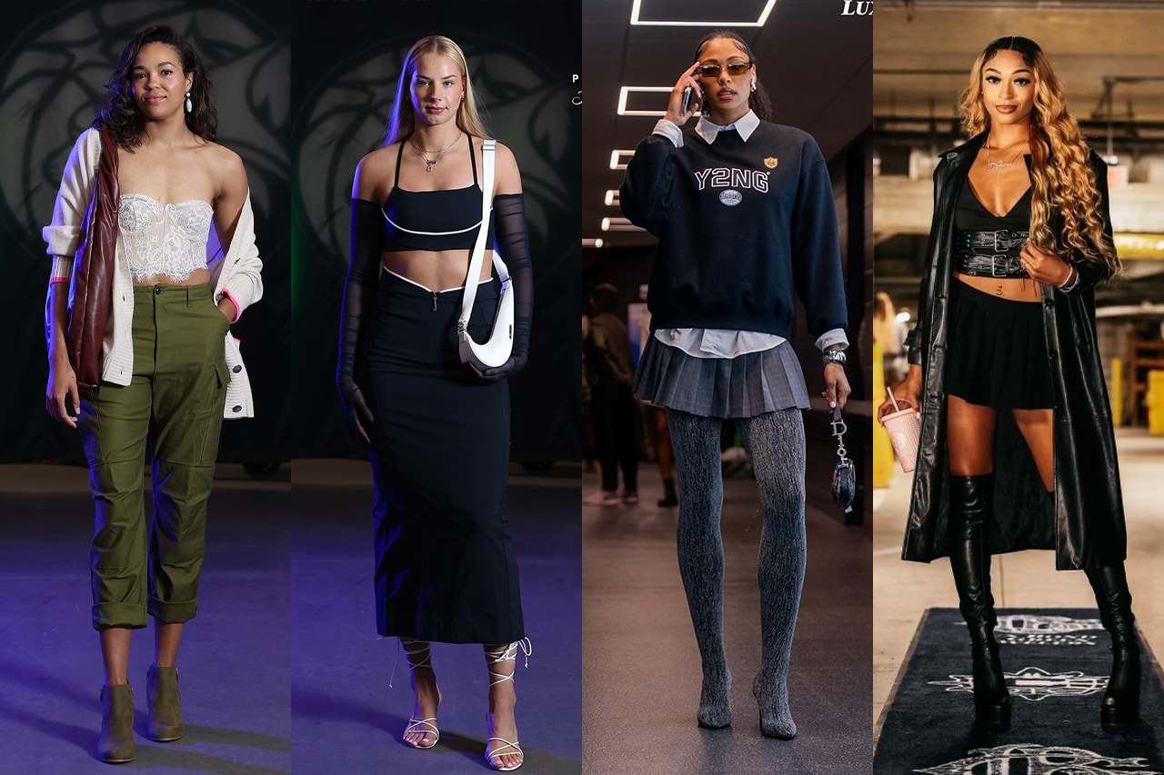 Napheesa Collier, Dorka Juhász, Olivia Nelson-Ododa and DiJonai Carrington