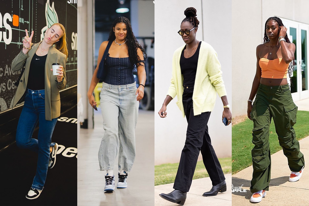 Sabrina Ionescu, Nyara Sabally, Tina Charles and Maya Caldwell