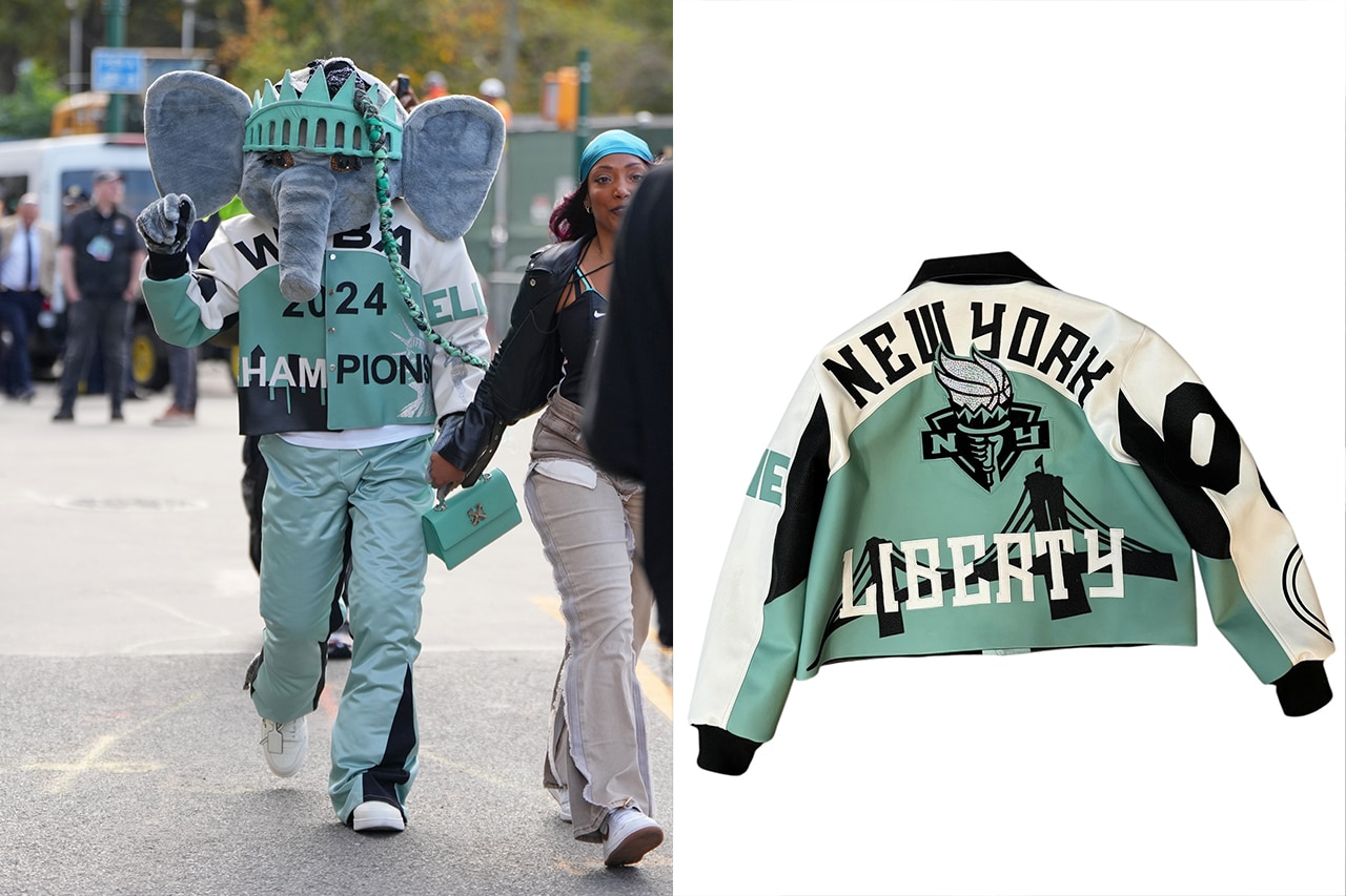 Big Ellie, mascot of the New York Liberty