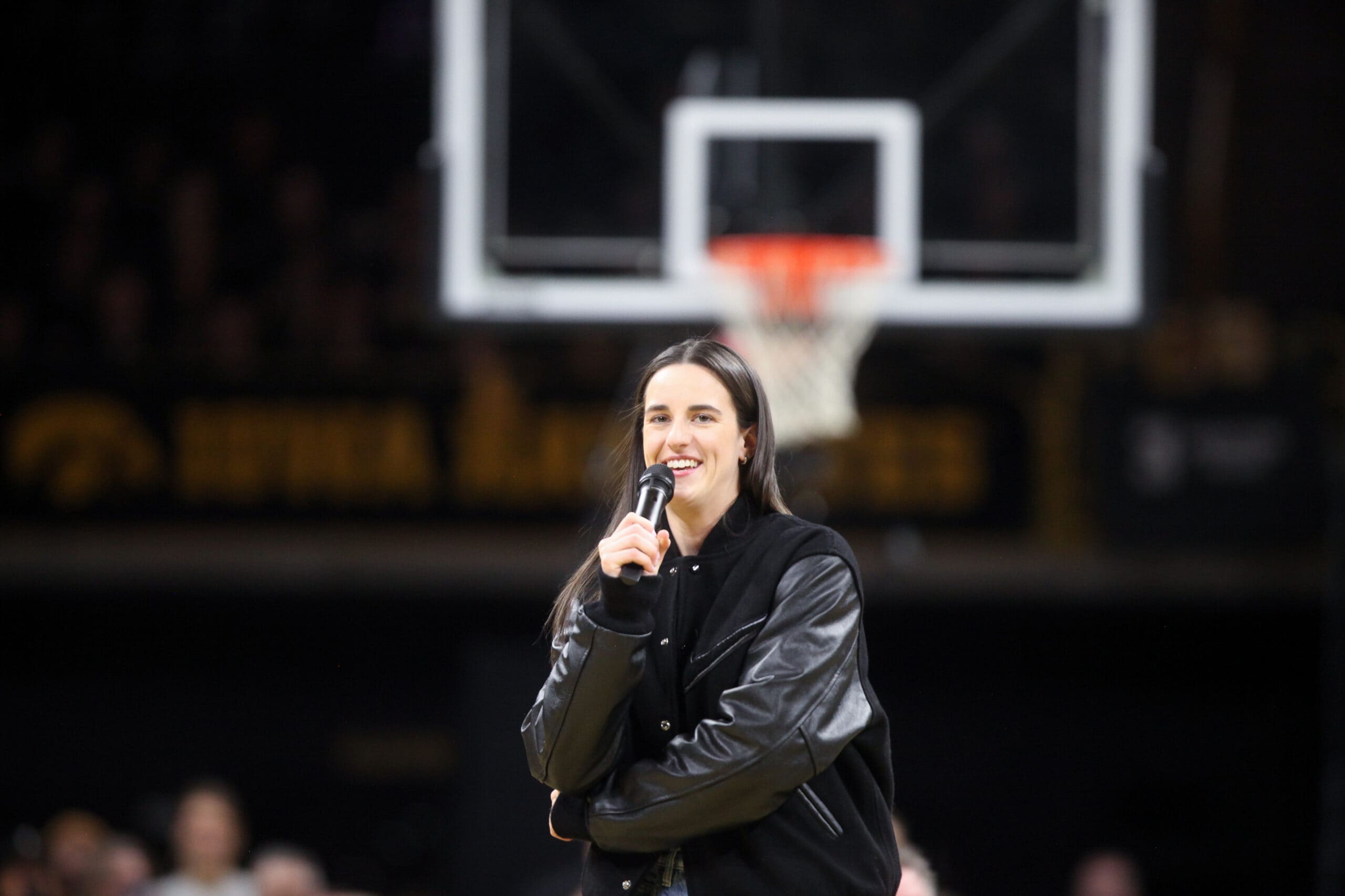 Caitlin Clark&#8217;s speech at her jersey retirement ceremony