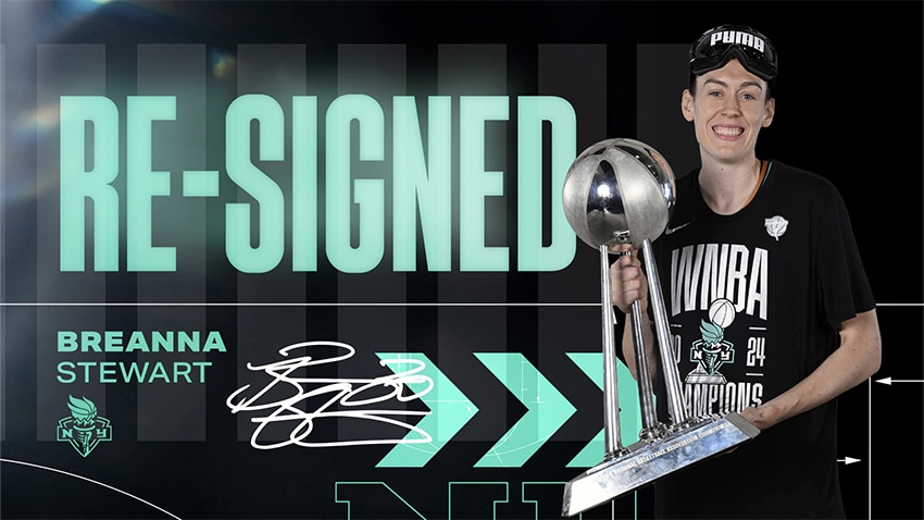 New York Liberty Re-Sign Breanna Stewart