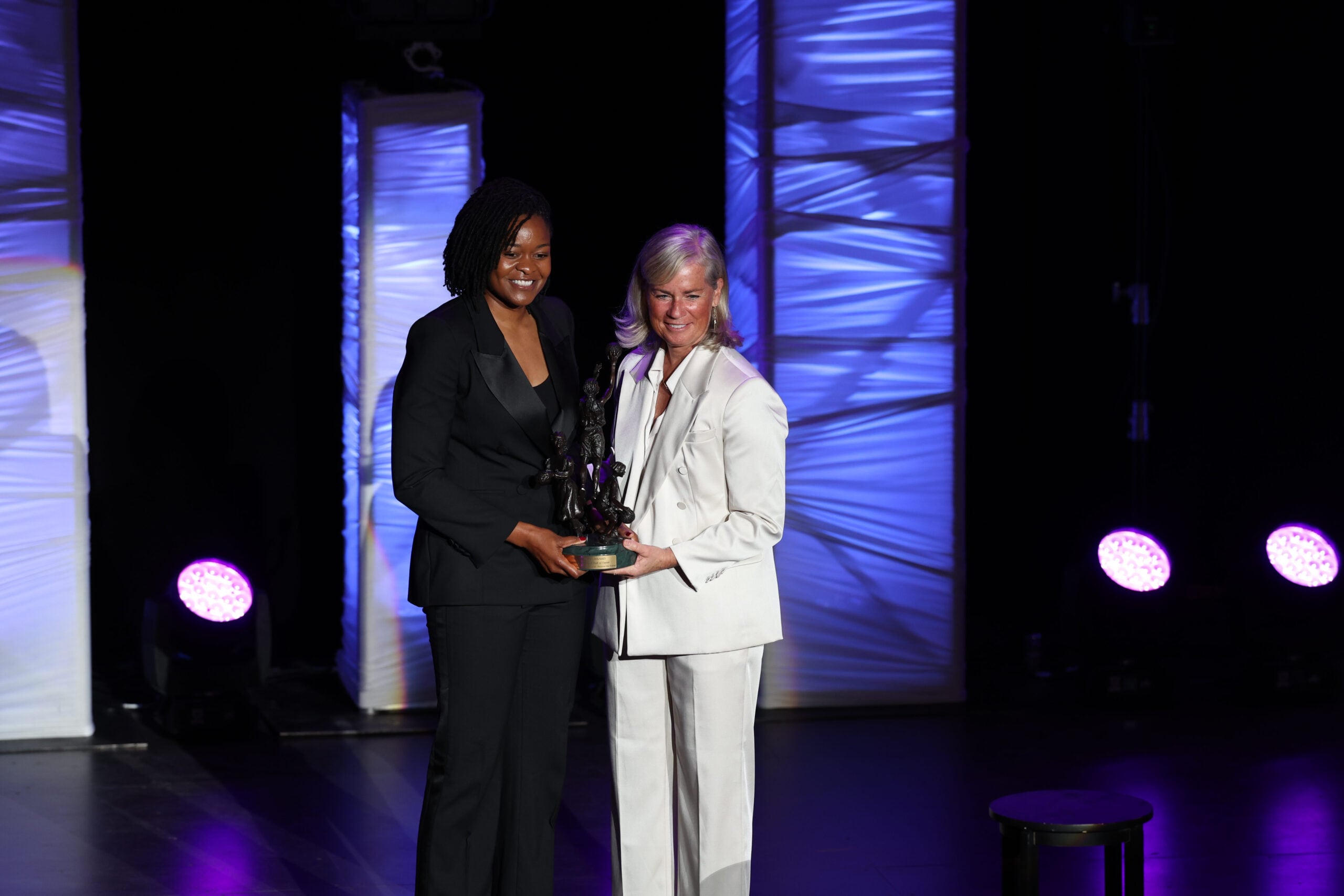 Alana Beard at the Women’s Basketball Hall of Fame