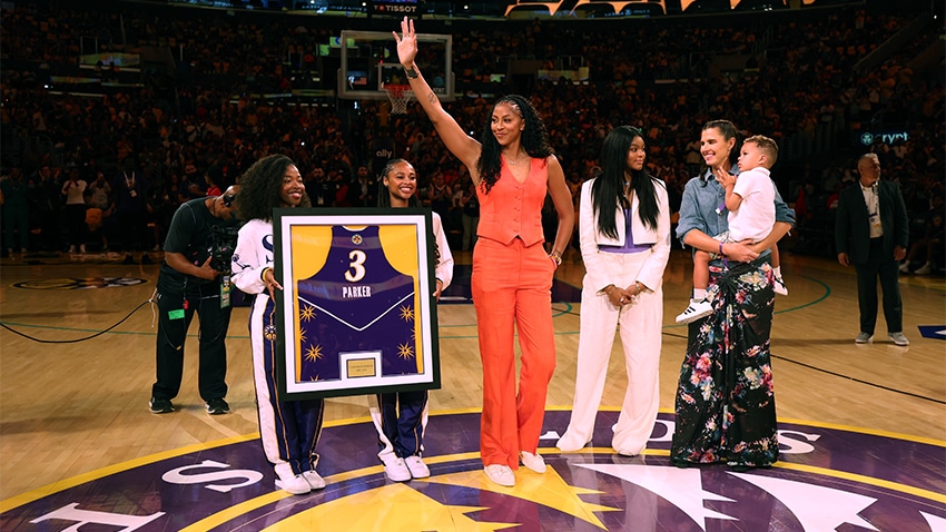 Photo Gallery: Candace Parker's Los Angeles Sparks Jersey Retirement Ceremony