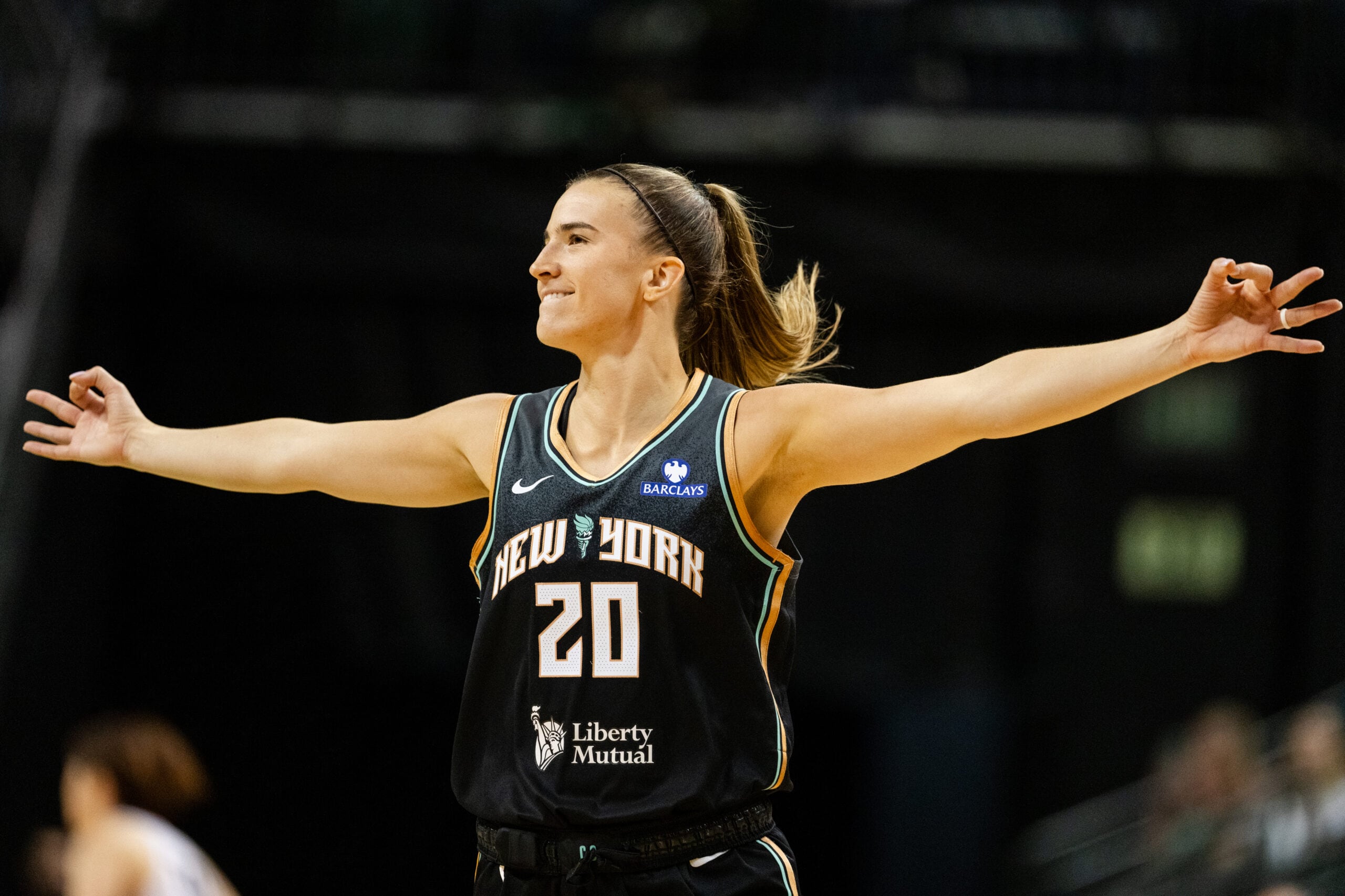 Sabrina Ionescu #20 of the New York Liberty
