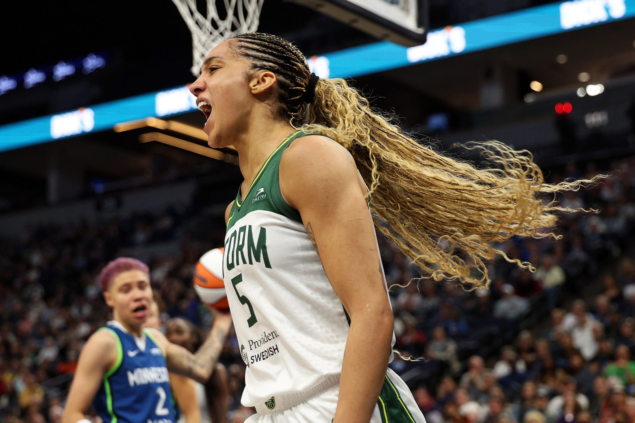 Gabby Williams #5 of the Seattle Storm