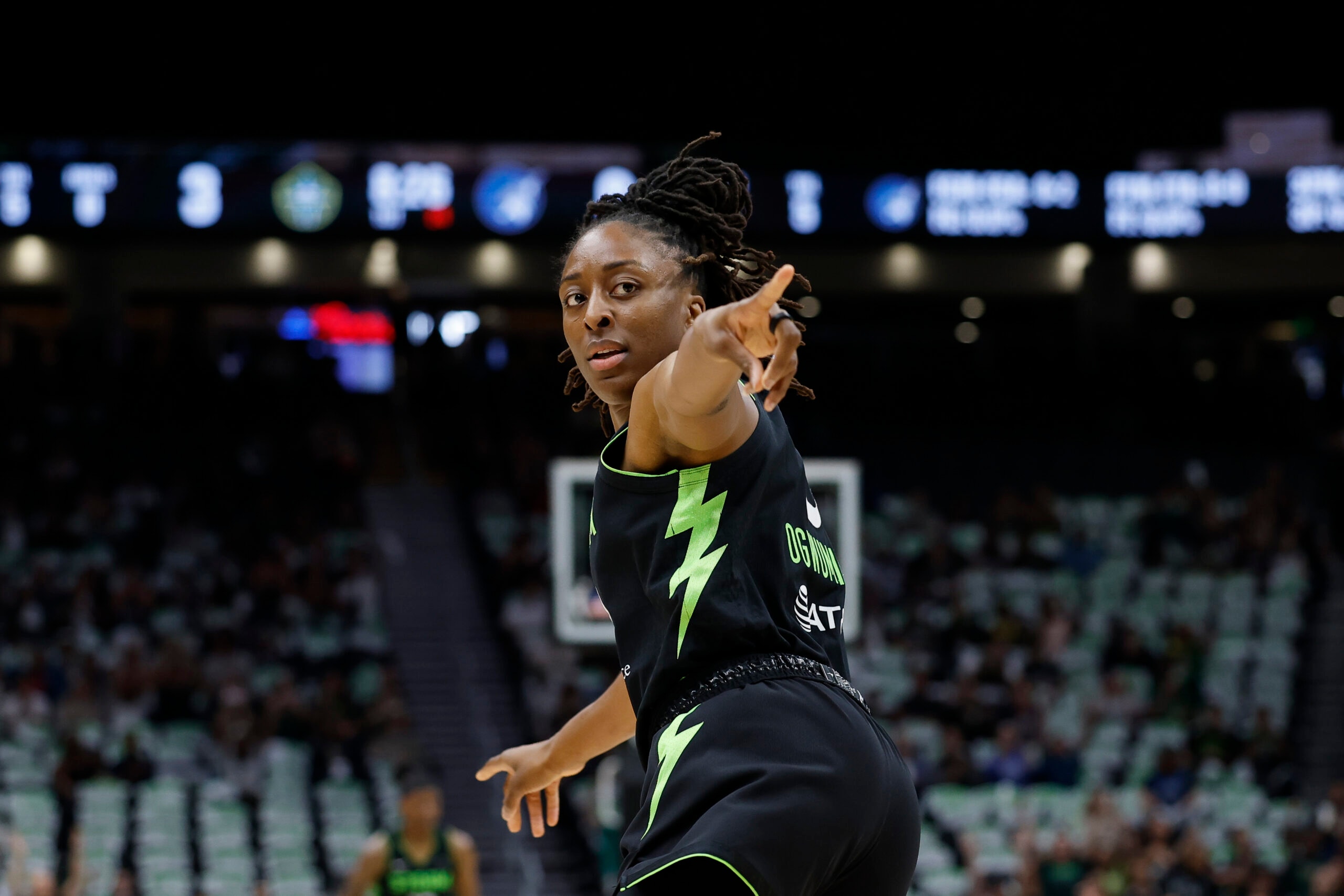 Nneka Ogwumike #3 of the Seattle Storm