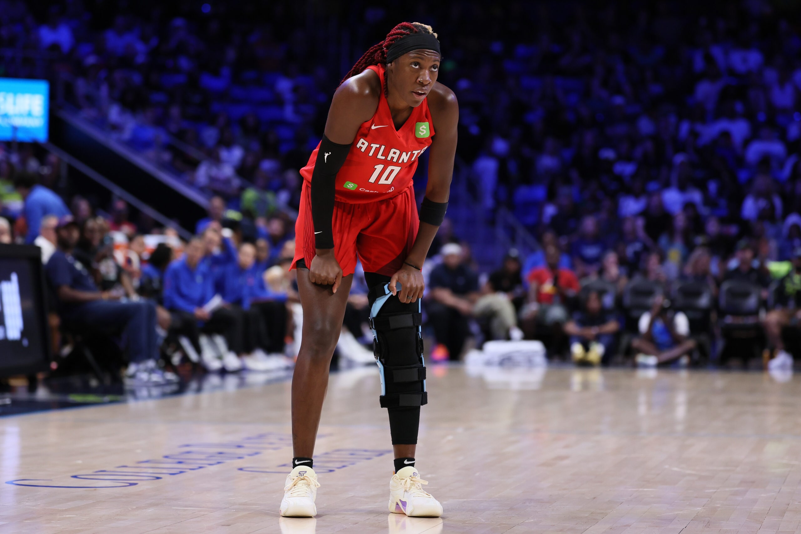 Rhyne Howard #10 of the Atlanta Dream