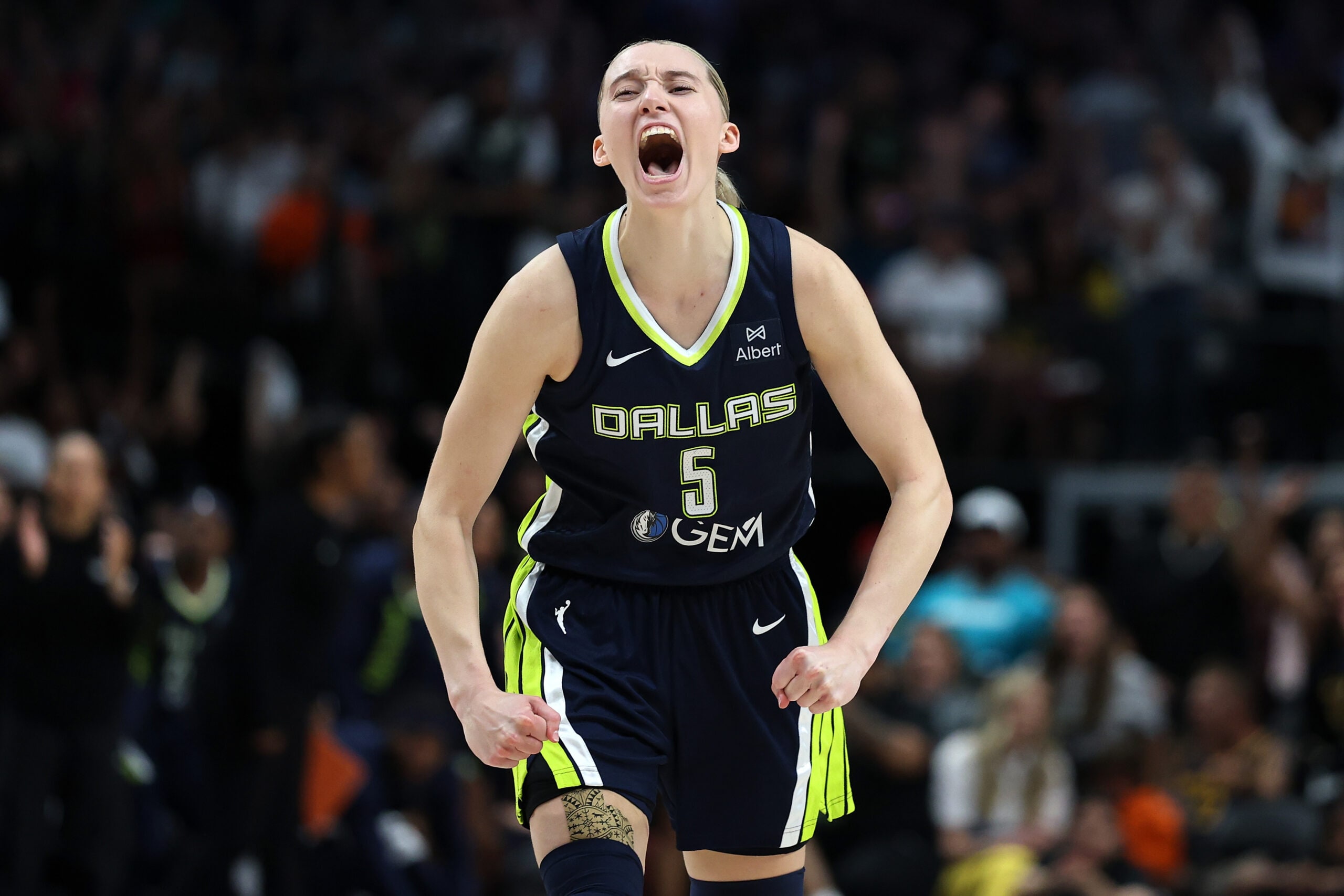 Paige Bueckers #5 of the Dallas Wings