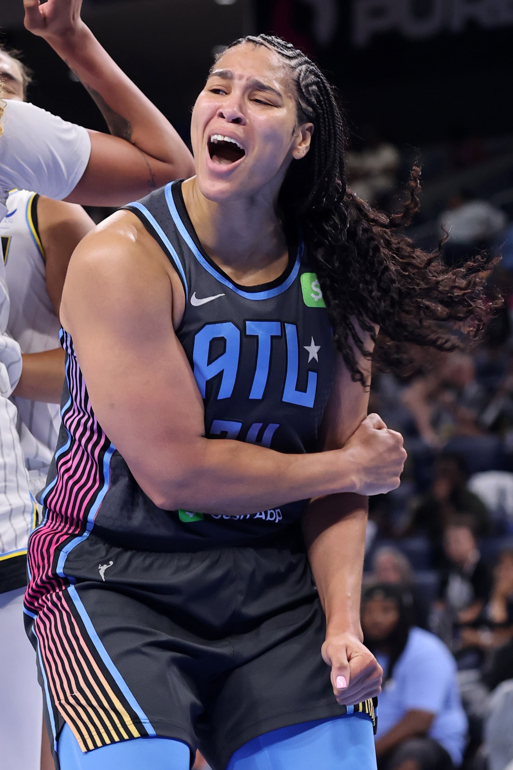 Brionna Jones #24 of the Atlanta Dream