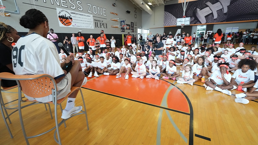 A'ja Wilson Champions Next Generation as Jr. WNBA Global Ambassador
