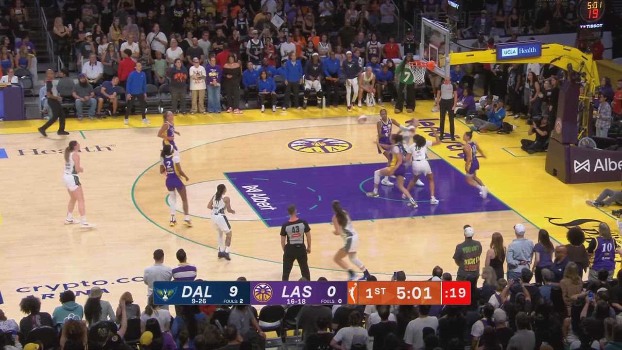 Los Angeles Sparks Top Plays vs. Dallas Wings